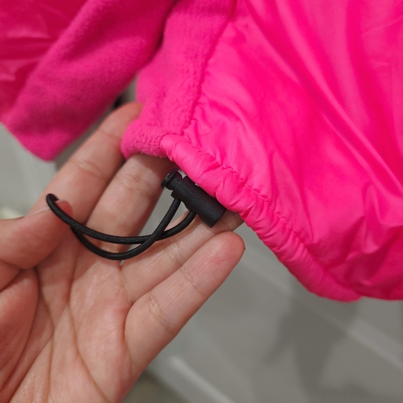 Torrid Hot Pink Happy Camper Fleece Pullover Quilted Jacket, Size 2, 2x - Picture 13 of 16